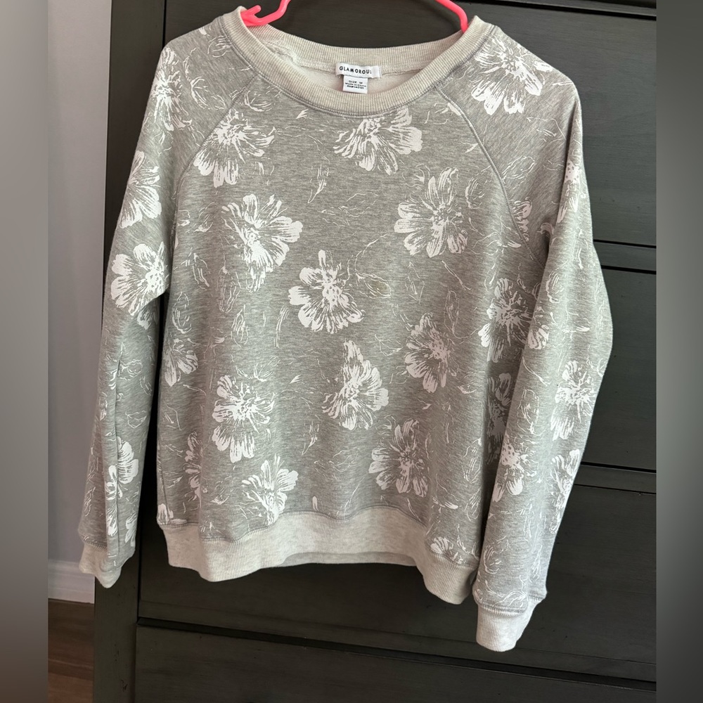 Floral sweater